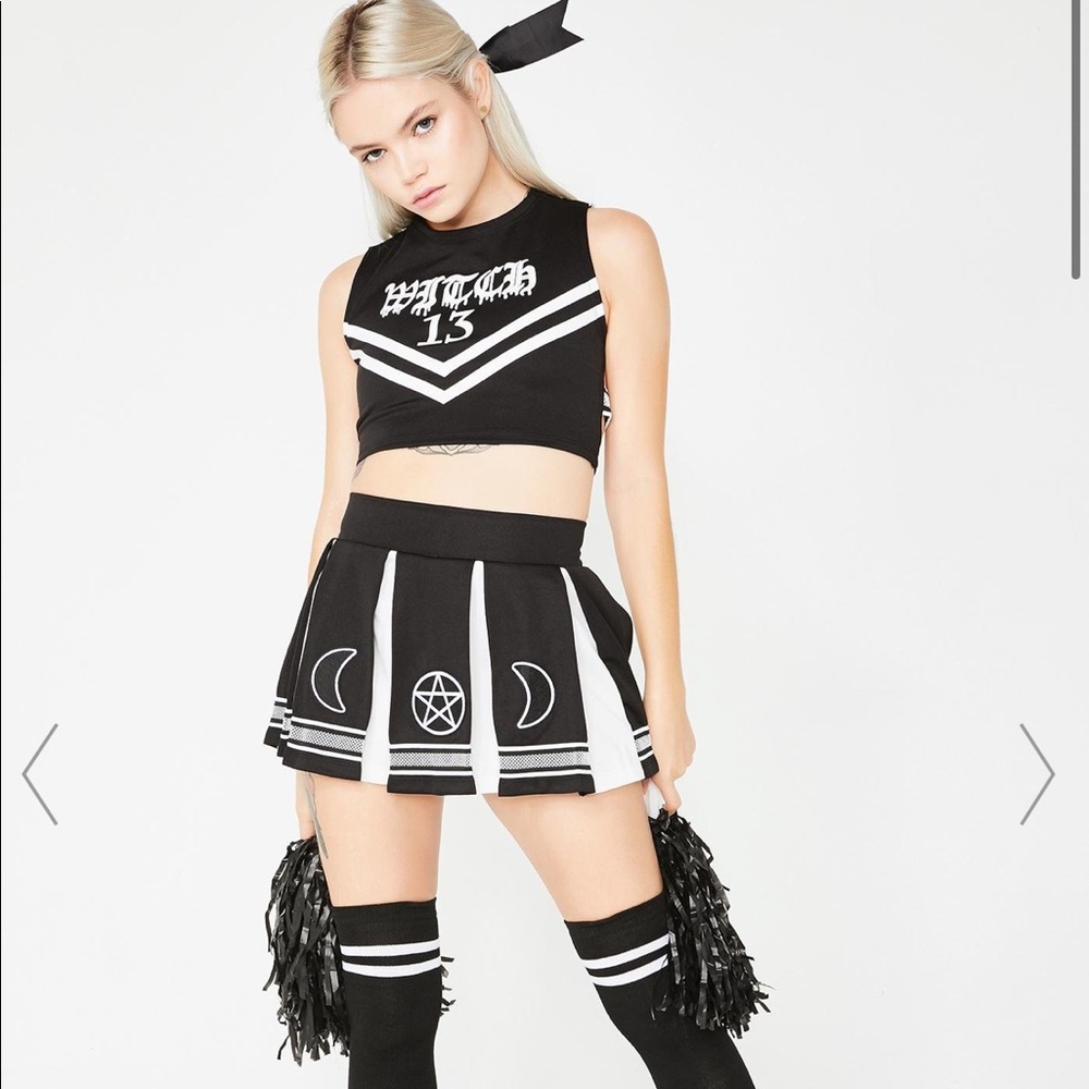 Dolls Kill coven cheerleader costume Xs
